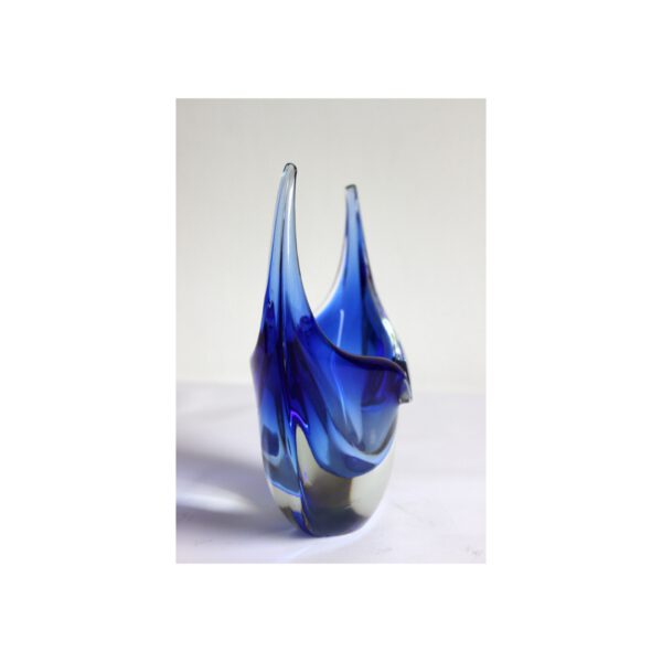 Horned Murano glass sculpture by Cesare Toso, Venice 1970s. 3