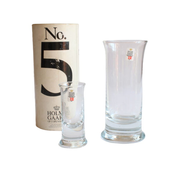 No.5 glasses by Per Lütken for Holmegaard,  Denmark,