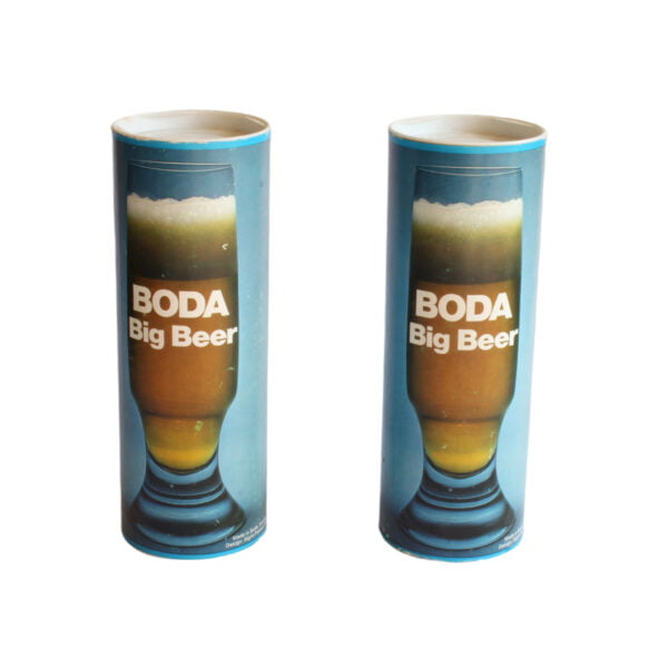 “Big Beer” beer glasses by Signe Persson-Melin for Boda Sweden, 1970s, Set of 2