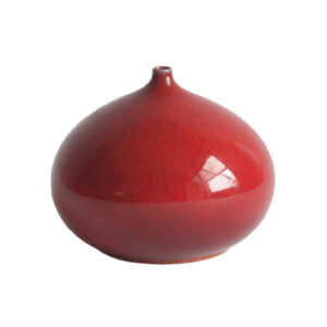 Red fig vase by rogier vandeweghe for Perignem, Belgium 1963. Red fig vase by rogier vandeweghe for Perignem, Belgium 1963.