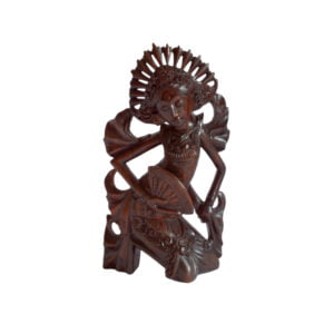 Balinese woodcarving of a Djanger dancer. Balinese woodcarving of a Djanger dancer.