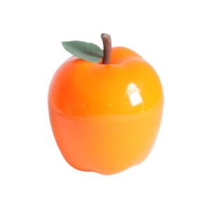 Orange apple shaped ice bucket A vintage orange insulated plastic ice bucket in the shape of an apple with a green stem | Century Soup |