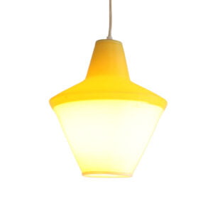 Cellulose pendant lamp by A.R.P and Rotaflex White and yellow cellulose acetate pendant lamp by a.r.p and rotaflex. Atelier de recherche plastique was founded in 1954 by pierre guariche, joseph-andré motte and michel mortier | Century Soup |