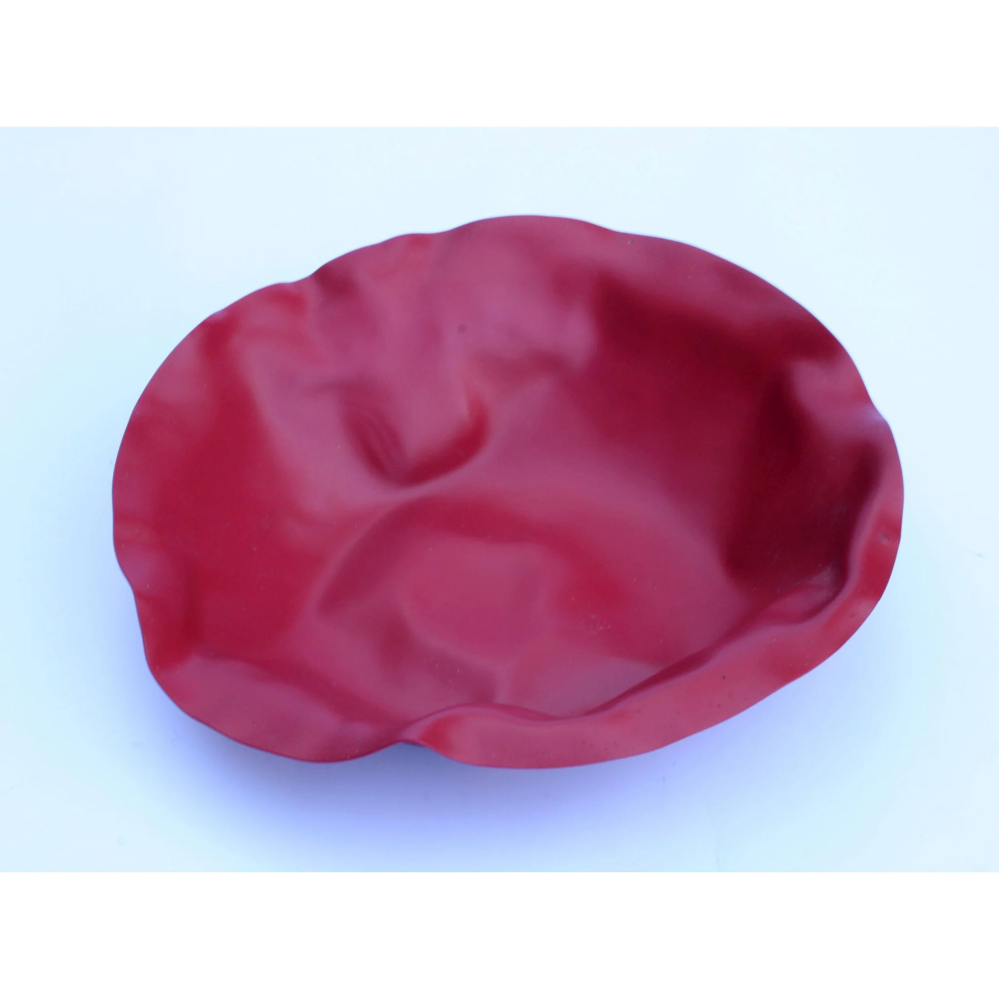 "Sarria" limited edition red bowl by Lluis Clotet for Alessi, 2000. - Image 4
