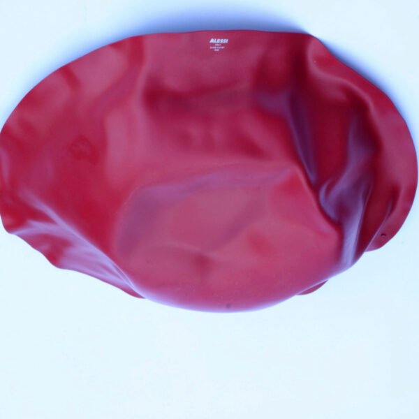 “Sarria” limited edition red bowl by Lluis Clotet for Alessi, 2000. 5