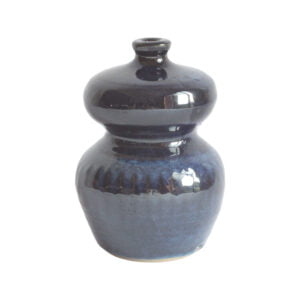 Blue gourd vase by Steve Hague for Thoresby Hall, UK. Blue gourd vase by Steve Hague for Thoresby Hall, UK.