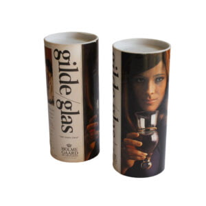 Holmegaard neck glass “Gilde” by Christer Holmgren Vintage footless glass that is hanged around the neck with a leather rope.