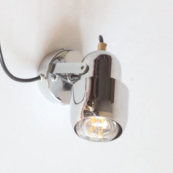 Vintage space age chrome tubular spotlights by Massive Belgium | Century Soup |