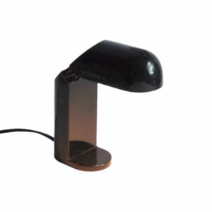 Space age foldable desk lamp Manon by Yamada Shomei 1970s Space age foldable desk lamp model "Manon" by Yamada Shomei, distributed by Brilliant Leuchten Germany 1970s. This versatile compact vintage lamp can be used as a desk light, table light, night light or a wall light (if you look at the bottom it has a wall hanging mechanism). Century soup vintage design antiques curiosa collectibles antwerp.