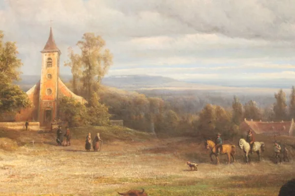 Shepherd with His Flock by Ildephonse Stocquart - Image 5